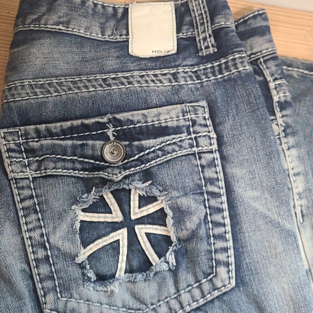 Helix Relaxed Bootcut Jeans